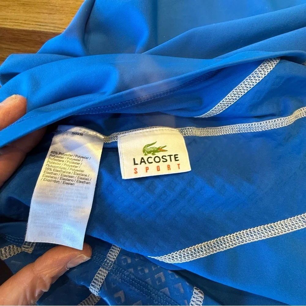 Lacoste Sport Performance T Shirt Blue